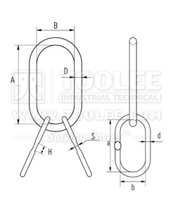 300 1510 Special Multi Master Link Assembly drawing
